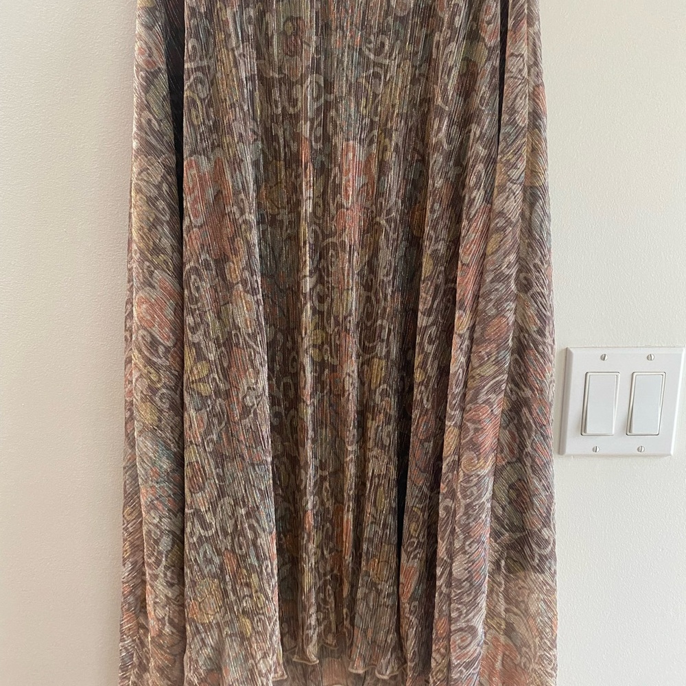 Maeve Multicolor Patterned Maxi Skirt